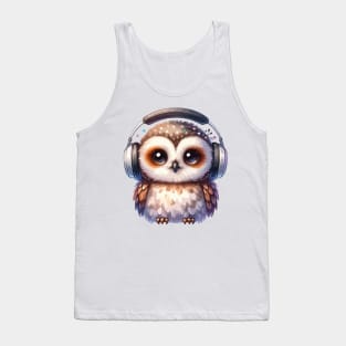 Melodic Wisdom - Owl Music Lover Tank Top